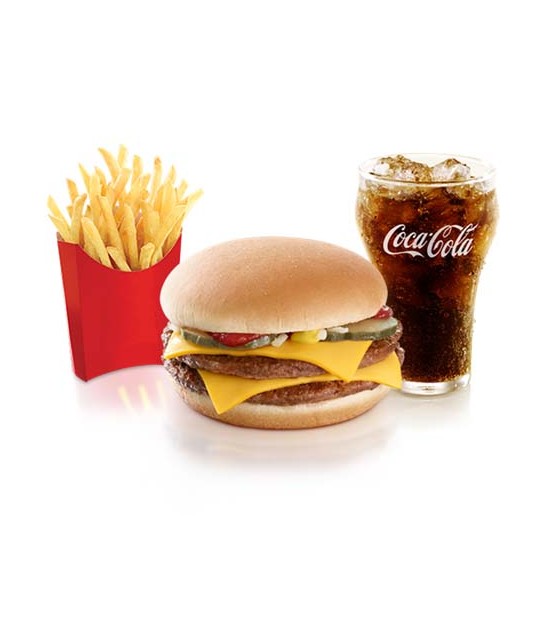 Menu Hamburguesa Doble Cheese Burger