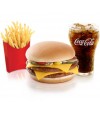 Menu Hamburguesa Doble Cheese Burger